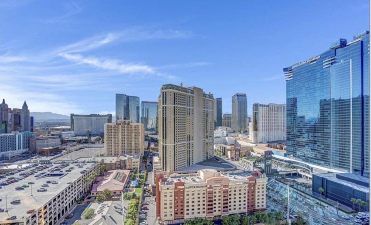 Balcony Full Strip View Suite Mgm Signature Free Valet Las Vegas Esterno foto