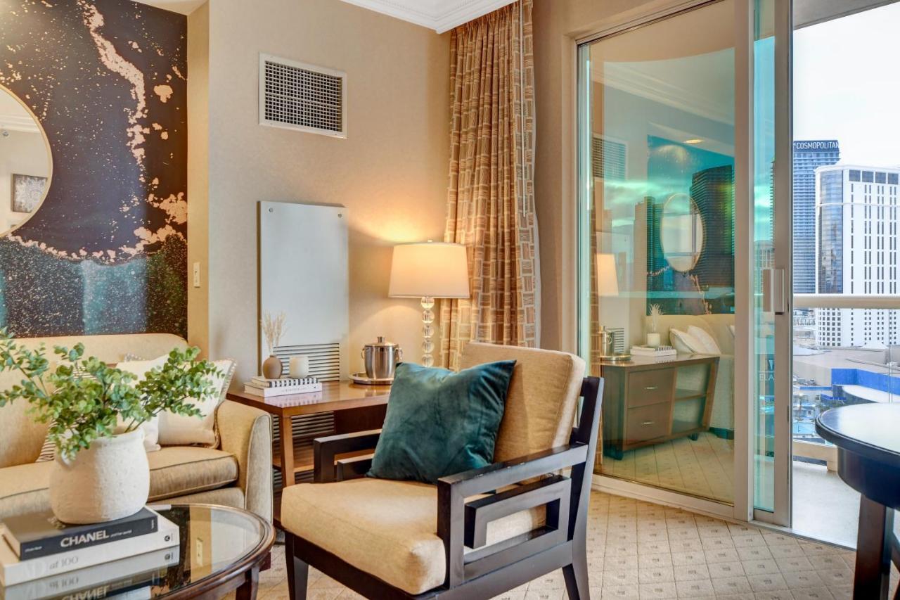 Balcony Full Strip View Suite Mgm Signature Free Valet Las Vegas Esterno foto