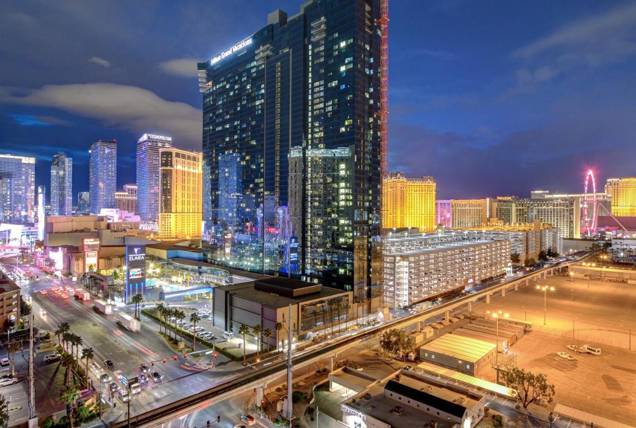 Balcony Full Strip View Suite Mgm Signature Free Valet Las Vegas Esterno foto